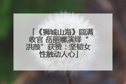 《狮城山海》圆满收官 岳丽娜演绎“洪颜”获赞：坚韧女性触动人心