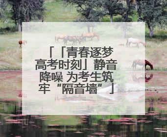 「青春逐梦 高考时刻」静音降噪 为考生筑牢“隔音墙”