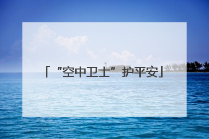 “空中卫士”护平安