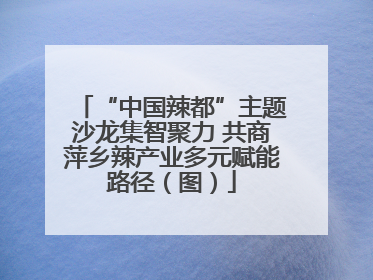“中国辣都”主题沙龙集智聚力 共商萍乡辣产业多元赋能路径（图）