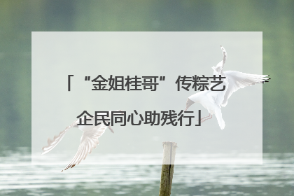 “金姐桂哥”传粽艺 企民同心助残行