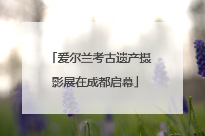 爱尔兰考古遗产摄影展在成都启幕