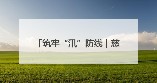 筑牢“汛”防线｜慈利县江垭镇：党旗映溇水 清淤见担当