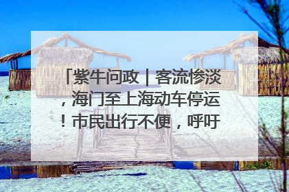 紫牛问政｜客流惨淡，海门至上海动车停运！市民出行不便，呼吁铁路部门恢复班次