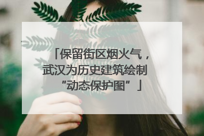 保留街区烟火气，武汉为历史建筑绘制“动态保护图”