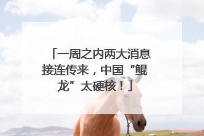 一周之内两大消息接连传来，中国“鲲龙”太硬核！