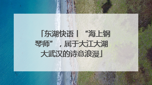 东湖快语丨“海上钢琴师”，属于大江大湖大武汉的诗意浪漫