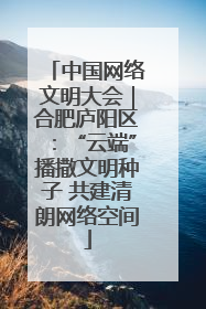 中国网络文明大会｜合肥庐阳区：“云端”播撒文明种子 共建清朗网络空间