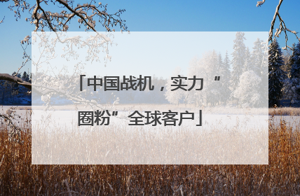 中国战机，实力“圈粉”全球客户