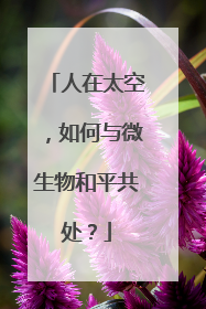 人在太空，如何与微生物和平共处？