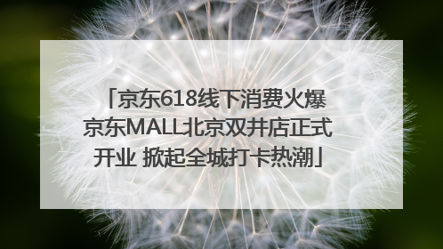 京东618线下消费火爆 京东MALL北京双井店正式开业 掀起全城打卡热潮