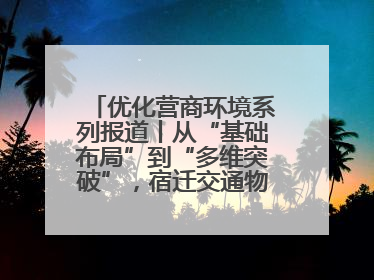优化营商环境系列报道丨从“基础布局”到“多维突破”，宿迁交通物流绘就转型增效新画卷