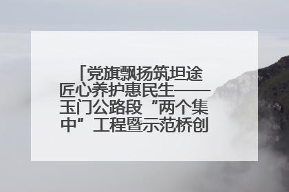 党旗飘扬筑坦途 匠心养护惠民生——玉门公路段“两个集中”工程暨示范桥创建项目圆满收官