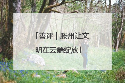 善评｜滕州让文明在云端绽放