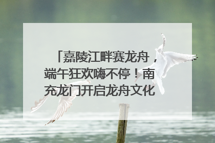 嘉陵江畔赛龙舟，端午狂欢嗨不停！南充龙门开启龙舟文化盛宴｜镜观四川