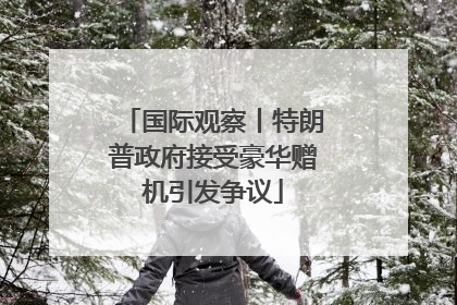 国际观察丨特朗普政府接受豪华赠机引发争议