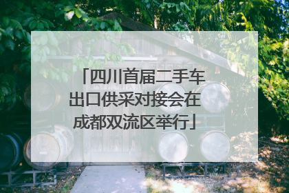 四川首届二手车出口供采对接会在成都双流区举行