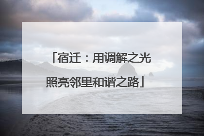 宿迁：用调解之光照亮邻里和谐之路