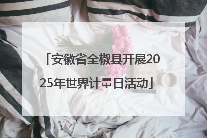 安徽省全椒县开展2025年世界计量日活动