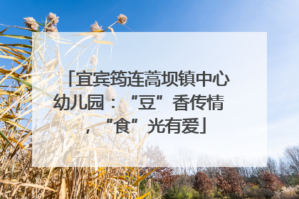 宜宾筠连蒿坝镇中心幼儿园：“豆”香传情，“食”光有爱
