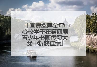 宜宾翠屏金坪中心校学子在第四届青少年书画传习大赛中斩获佳绩