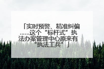 实时预警、精准纠偏……这个“标杆式”执法办案管理中心原来有“执法工兵”