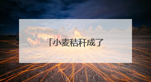 小麦秸秆成了“香饽饽”