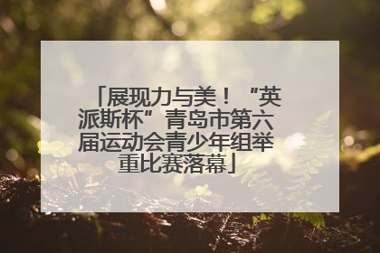 展现力与美！“英派斯杯”青岛市第六届运动会青少年组举重比赛落幕