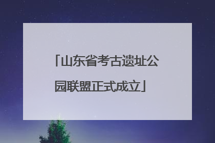 山东省考古遗址公园联盟正式成立