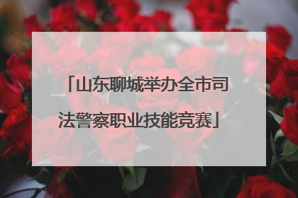 山东聊城举办全市司法警察职业技能竞赛