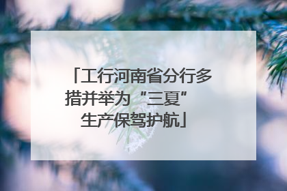 工行河南省分行多措并举为“三夏” 生产保驾护航