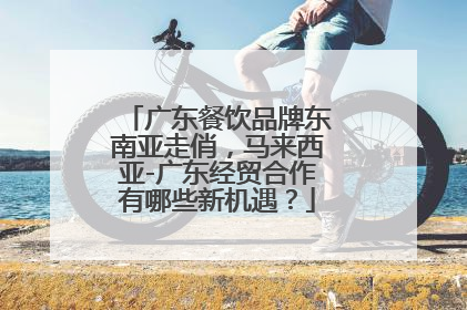 广东餐饮品牌东南亚走俏，马来西亚-广东经贸合作有哪些新机遇？