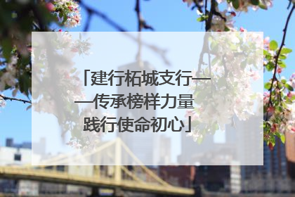 建行柘城支行——传承榜样力量 践行使命初心