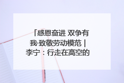 感恩奋进 双争有我·致敬劳动模范｜李宁：行走在高空的“电网卫士”