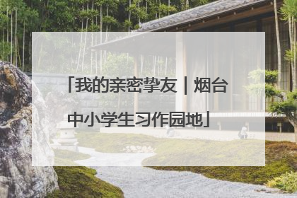我的亲密挚友｜烟台中小学生习作园地