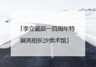 李立诞辰一百周年特展亮相长沙美术馆