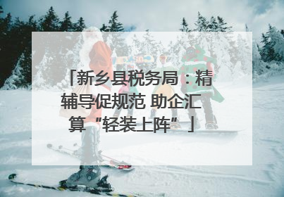 新乡县税务局：精辅导促规范 助企汇算“轻装上阵”
