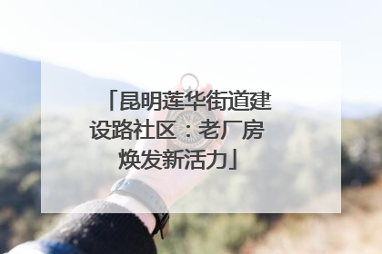昆明莲华街道建设路社区：老厂房焕发新活力