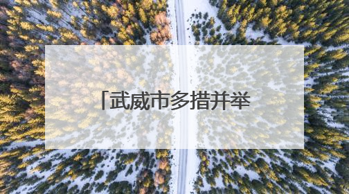 武威市多措并举打好优化营商环境“组合拳”