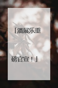潘展乐重磅官宣！