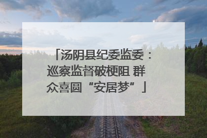 汤阴县纪委监委：巡察监督破梗阻 群众喜圆“安居梦”