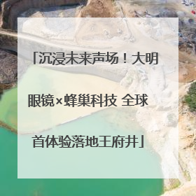 沉浸未来声场！大明眼镜×蜂巢科技 全球首体验落地王府井
