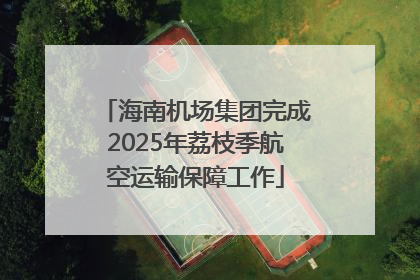 海南机场集团完成2025年荔枝季航空运输保障工作