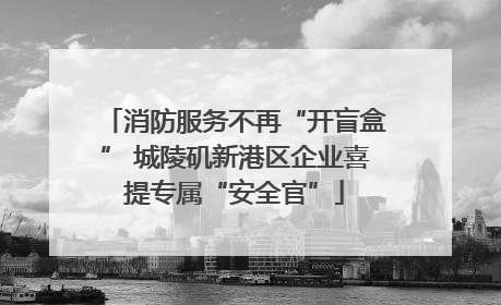 消防服务不再“开盲盒” 城陵矶新港区企业喜提专属“安全官”