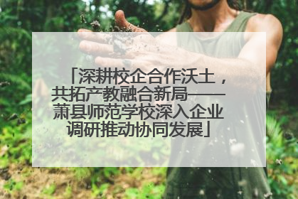 深耕校企合作沃土，共拓产教融合新局——萧县师范学校深入企业调研推动协同发展
