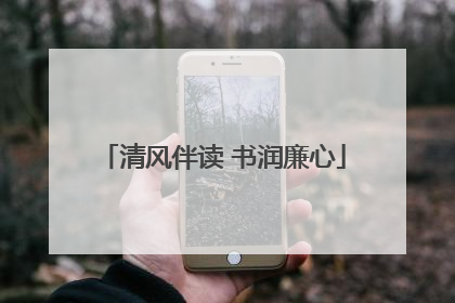 清风伴读 书润廉心