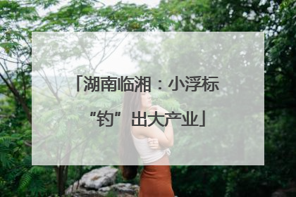 湖南临湘：小浮标“钓”出大产业