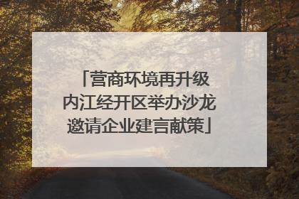 营商环境再升级 内江经开区举办沙龙邀请企业建言献策
