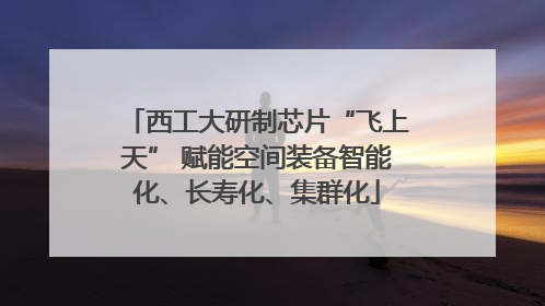 西工大研制芯片“飞上天” 赋能空间装备智能化、长寿化、集群化