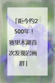 距今约2500年！赛里木湖首次发现岩画群